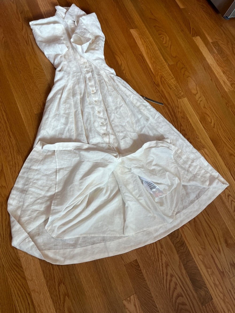 Anthropologie x Exquise Tobie Linen Maxi Dress Size Small NWT - Picture 13 of 16